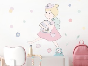 Wróżka Freja - naklejka na ścianę, Pastelowe Love