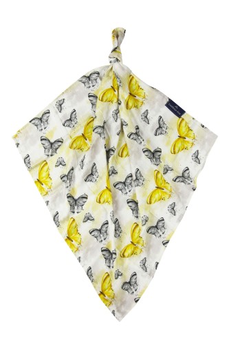 pieluszka bambusowa 30x30 tetrowa motyle