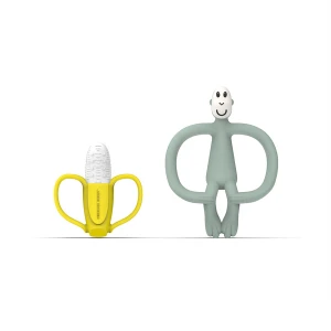 Matchstick Monkey Zestaw prezentowy do ząbkowania - Mint Green