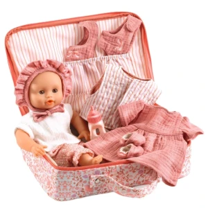 Walizka z lalką 32 cm i akcesoriami LILY POMEA, Djeco
