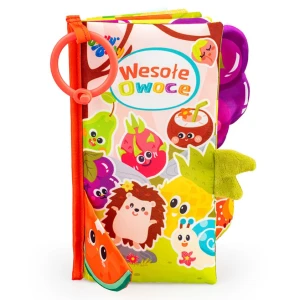 Książeczka miękka sensoryczna Wesołe Owoce, Jolly Baby