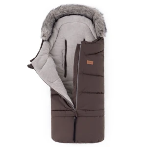 Zimowy śpiworek do wózka regulowany ARCTIC 4w1 Rich Brown, Petite&Mars