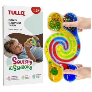 Gniotek sensoryczny squishy tunel z cieczą, Tullo