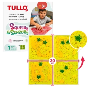 Panel sensoryczny z cieczą - żółty, Tullo
