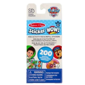 STICKER WOW naklejki z mini książeczką - uzupełnienie PSI PATROL, Melissa & Doug