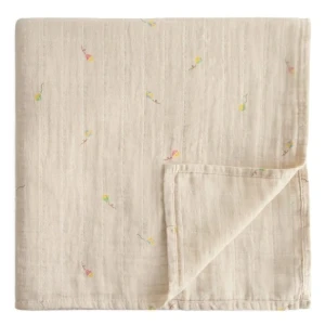 Otulacz muślinowy z bawełny organicznej 120x120 Kites Latawce, Mushie