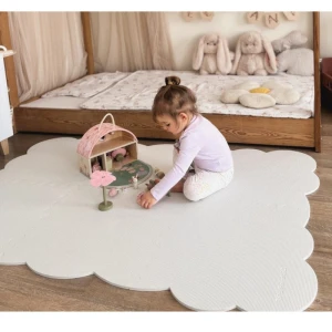 Mata piankowa Biscuit CHMURKA OFF WHITE 157x107cm XL