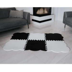 Mata piankowa Biscuit WHITE&BLACK 157x107cm XL