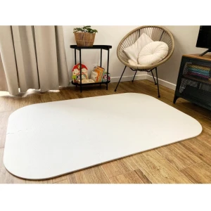 Mata piankowa DECO ALL WHITE 157x107cm XL