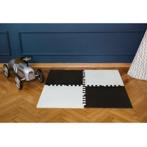 Puzzle piankowe czarno-białe L