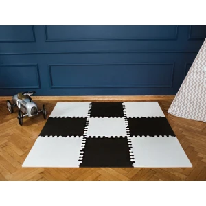 Puzzle piankowe czarno-białe XXL