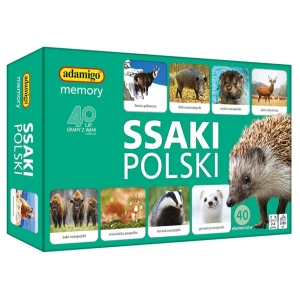 Gra memory - Ssaki Polski 3+, Adamigo
