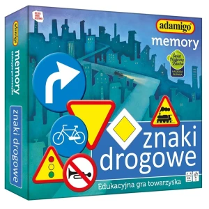 Gra memory - Znaki Drogowe 7+, Adamigo