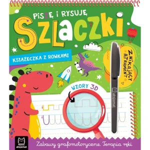 Piszę i rysuję szlaczki. Książeczka z rowkami 3D. Znikający atrament, Aksjomat