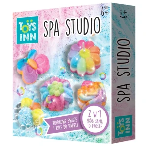 Spa Studio - kolorowe świece i kule do kąpieli 2w1, Toys Inn