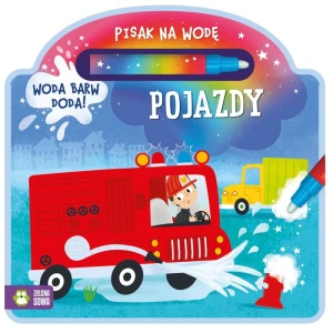 Kolorowanka wodna - Pisak na wodę - Pojazdy, Zielona Sowa
