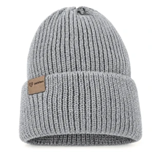 Czapka z wełny merino dla dzieci WINTER GREY, Patulove