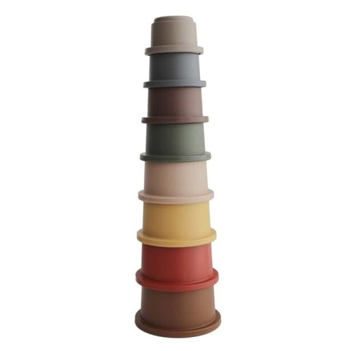 mushie stacking tower retro