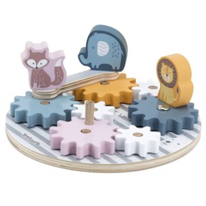 Układanka koła zębate ze zwierzątkami, Viga PolarB