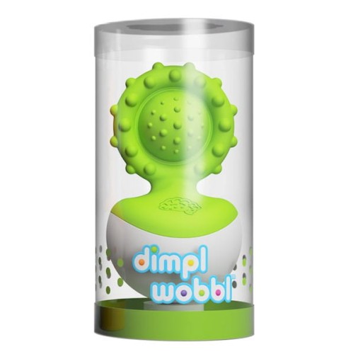 gryzak wańka wstańka dimpl wobble green fat brain toys