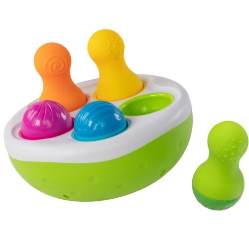 sorter kolorowe wańki wstańki spinnypins fat brain toys