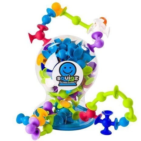 fat brain toys przyssawki squigz zestaw delux 50 klocków