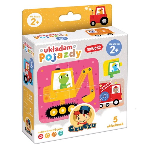 CzuCzu puzzle Układam pojazdy