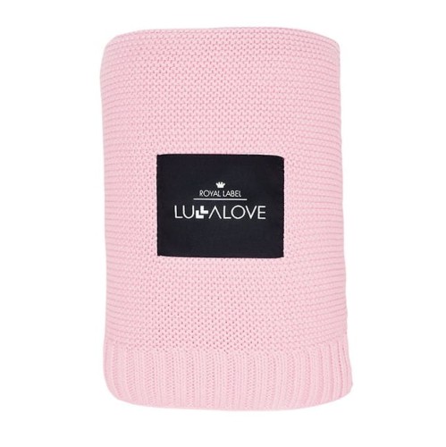 lullalove koc rożowy candy pink