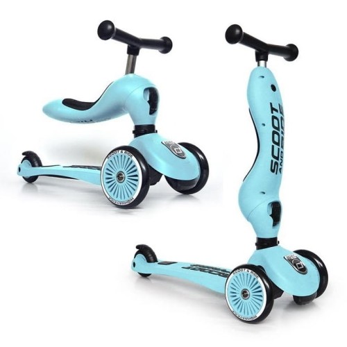 SCOOTANDRIDE 2w1 Highwaykick jeździk hulajnoga Blueberry