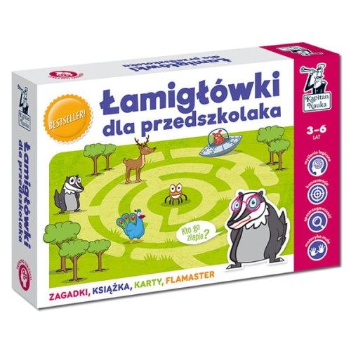 kapitan nauka łamigłówki dla przedszkolaka