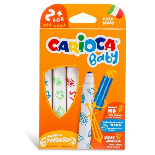 carioca baby flamastry jumbo 12 kolorów