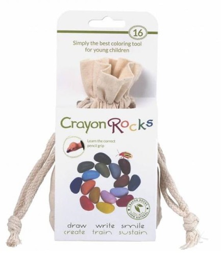 kredki crayon rocks 16 kolorów w bawełnianym woreczku
