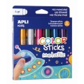 apli kids metaliczne farby w kredce