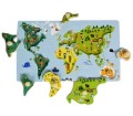 adam toys układanka z uchwytami mapa świata