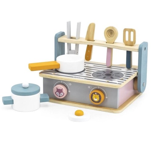 viga drewniana kuchenka grill