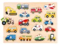 lelin duża układanka z uchwytami transport