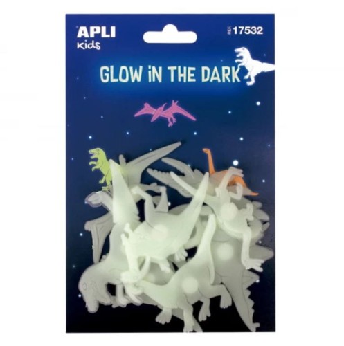 naklejki fluorescencyjne dinozaury