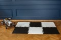 cuteshop mata piankowa czarno-biała XL