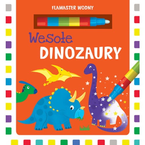 flamaster wodny wesołe dinozaury