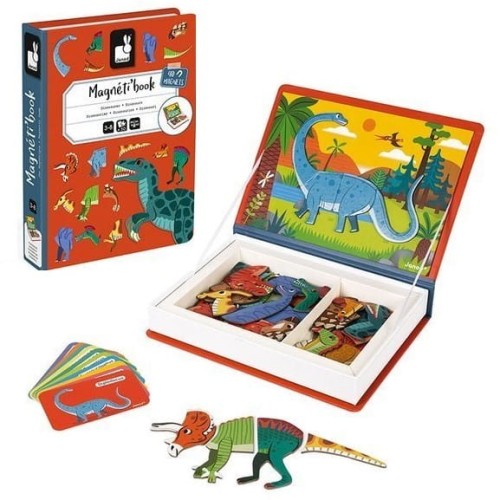 janod Magnetibook dinozaury