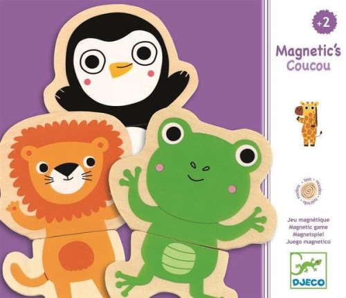 djeco puzzle magnetyczne dżungla DJ03118