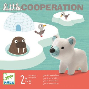 Gra kooperacyjna Zwierzaki na Arktyce Little Cooperation 2+, Djeco