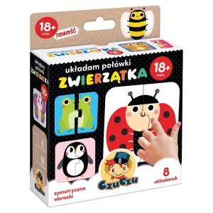Układam połówki Zwierzątka 18m+, Czuczu