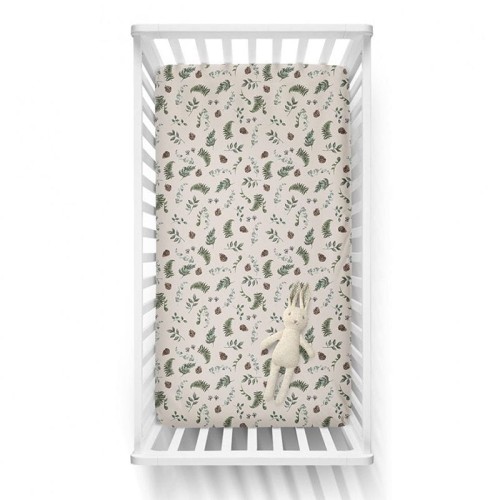 babysteps prześcieradło do łóżeczka Animals Garden