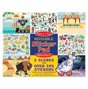 Naklejki wielokrotnego użytku PRZYGODA, Melissa and Doug