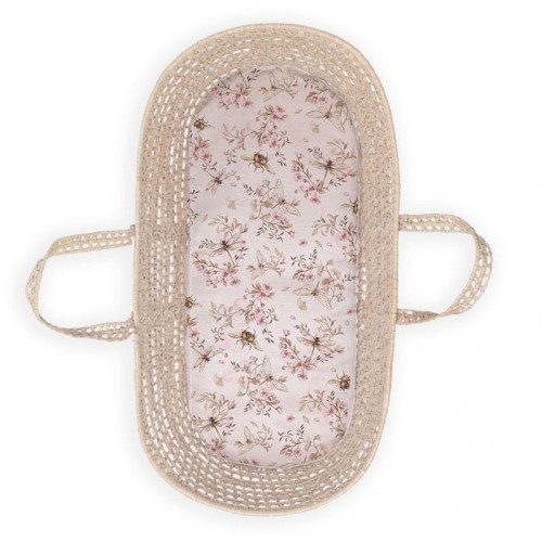 babysteps  bawełniane prześcieradło do gondoli cherry nude