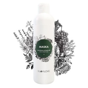 Ziołowa maska do włosów, Lullalove