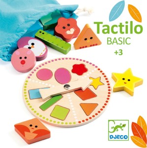 Gra edukacyjna Lotto Kształty Tactilo Basic 3+, Djeco