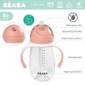 butelka kubek niekapek tritanowa old pink