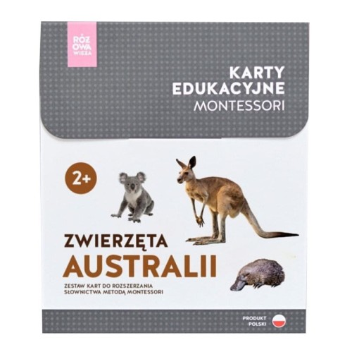 karty Montessori zwierzęta Australii